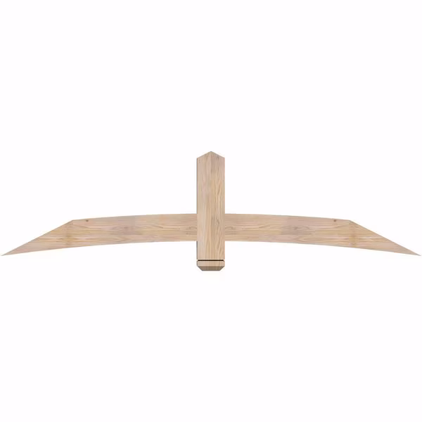 Bellingham Smooth Timber Gable Bracket, Douglas Fir, 84